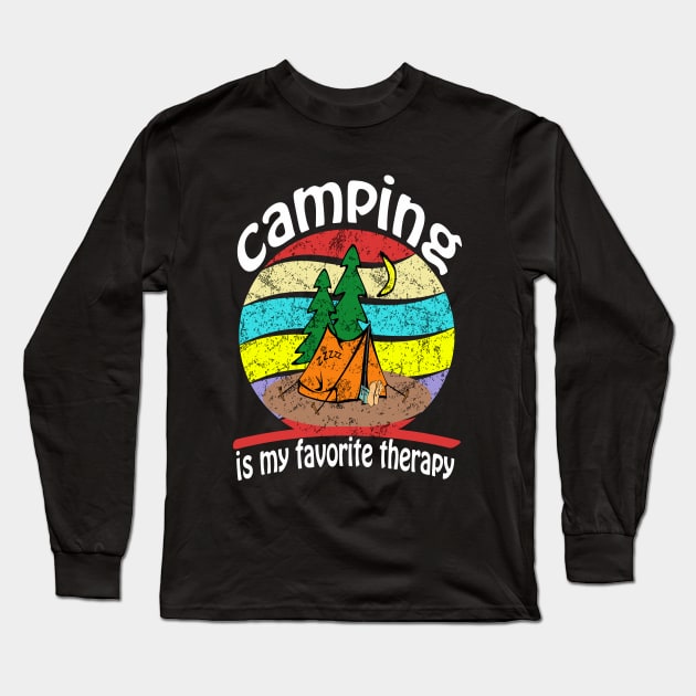 camping Long Sleeve T-Shirt by khalid12